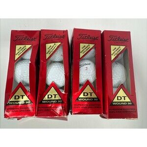 Titleist DT Wound 90 - 4 Sleeves brand NEW box damage - 12 total 1 dozen